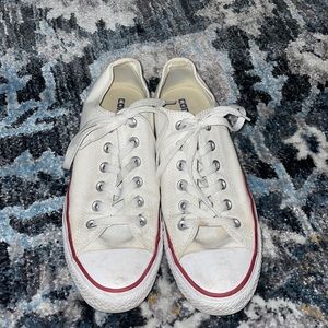 White low top converse